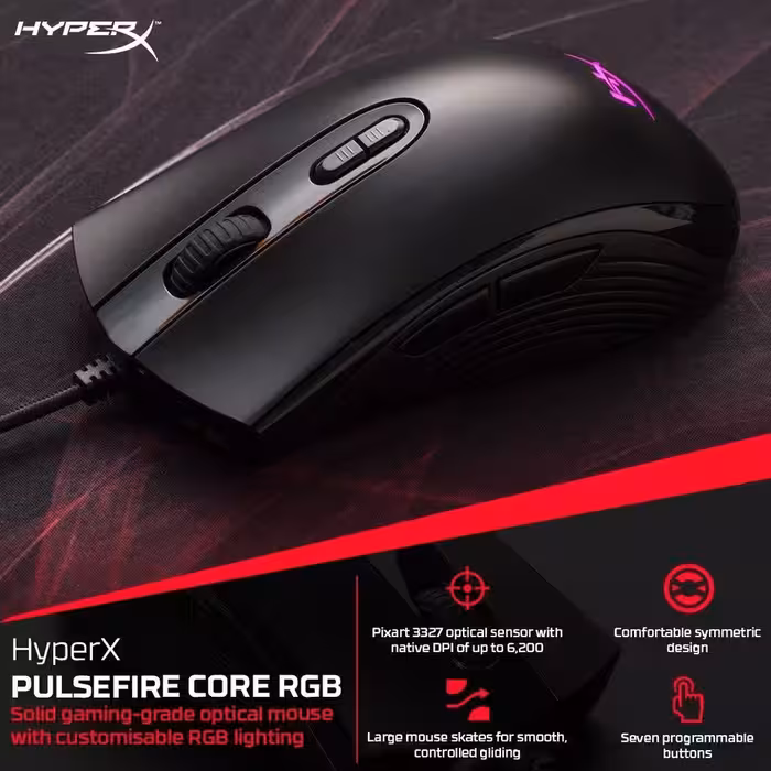 ماوس حرفه ای گیمینگ HyperX Pulse Fire Core