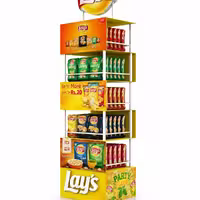 استند فروشگاهی چیپس و اسنک، برند تیرکس، مدل A9