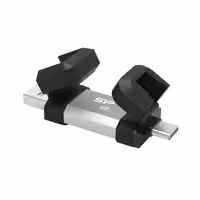 فلش مموری تایپ سی سیلیکون پاور USB-A   Type-C C51 ظرفیت 128 گیگابایت