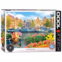 پازل 1000 تکه یوروگرافیکس Eurographics طرح آمستردام هلند