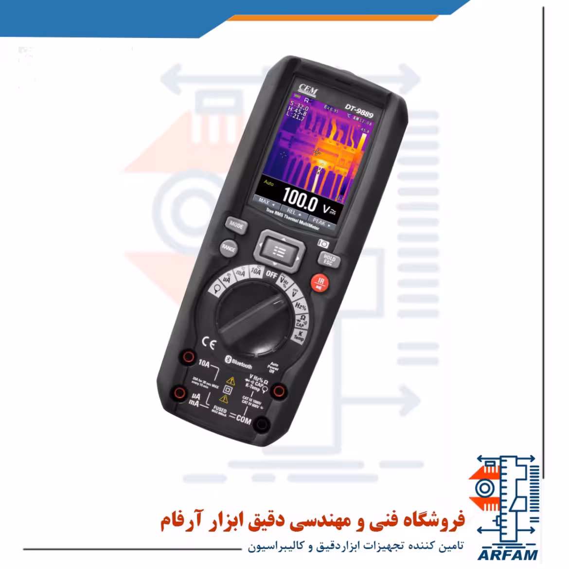 مولتی متر دارای دوربین حرارتی مدل CEM DT-9889