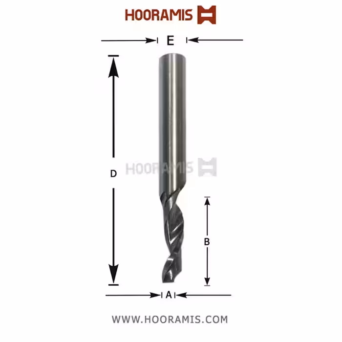 مته عمومی تک کاناله الماسه 6*50*16*5.5 از جنس Solid Carbide