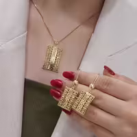 نیمست طرح طلای زنانه، برند مطرحHM، در5طرح شیک و خاص💍