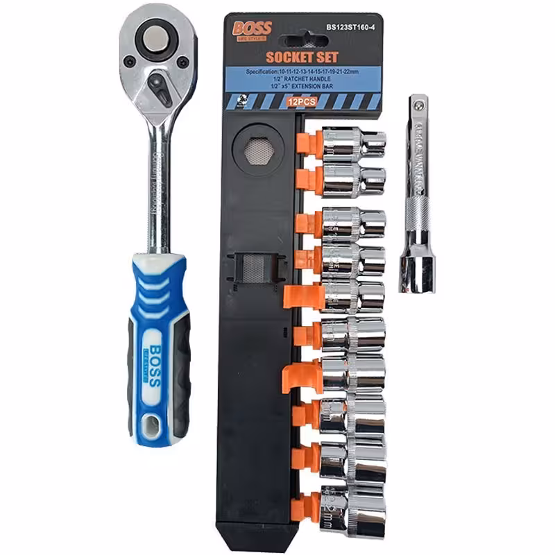 جعبه بکس 12 پارچه درایو 1/2 مدل BS12 ریلی  باس BOSS