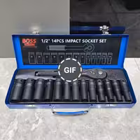 جعبه بکس 14 عددی پایه بلند صنعتی فشار قوی باس مدل Bs14