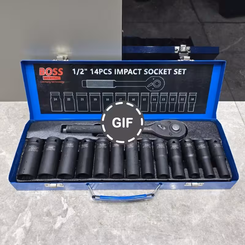 جعبه بکس 14 عددی پایه بلند صنعتی فشار قوی باس مدل Bs14