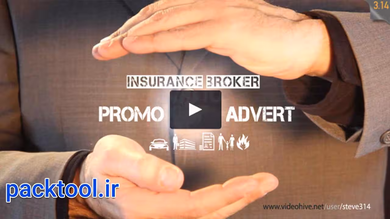 دانلود پروژه افترافکت تبلیغات نمایندگی بیمه Insurance Agent / Broker - پک تول