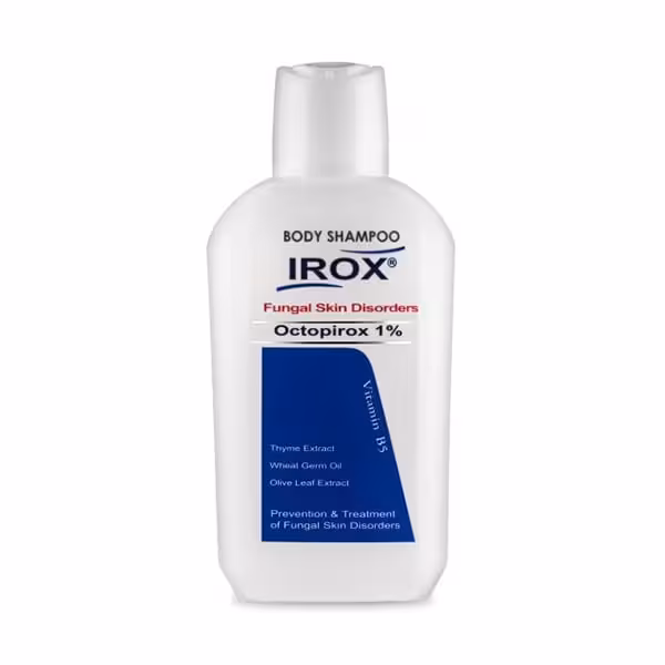 شامپو بدن ضد قارچ اکتو پیروکس 1 درصد ایروکسIrox Octopirox 1% Bady Shampoo
