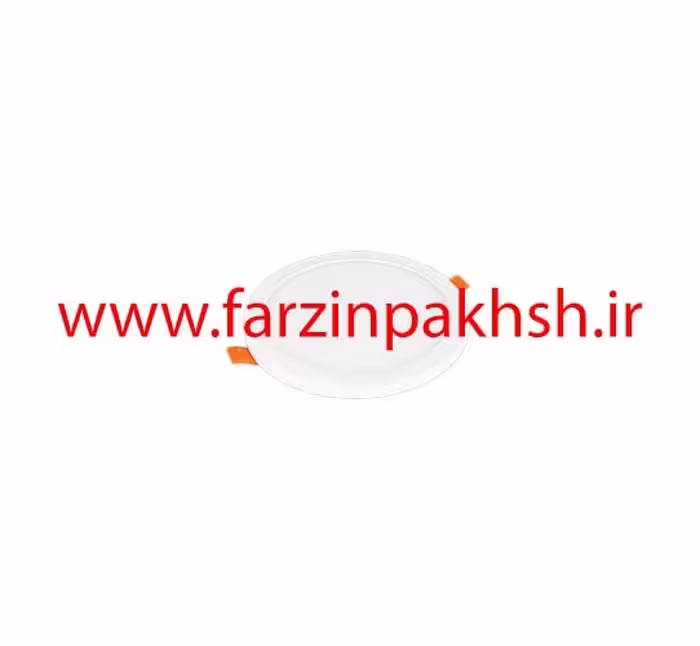 چراغ پنلی SMD توکار 12 وات دایره ای پارس شعاع توس مدل اسلیم