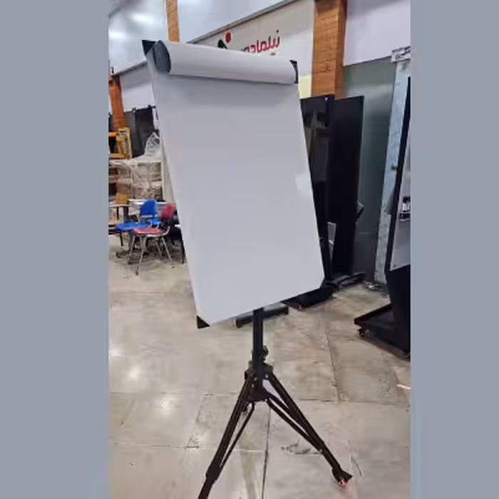 وایت برد شیشه ای مدیریتی 3پایه سایز 60 * 90