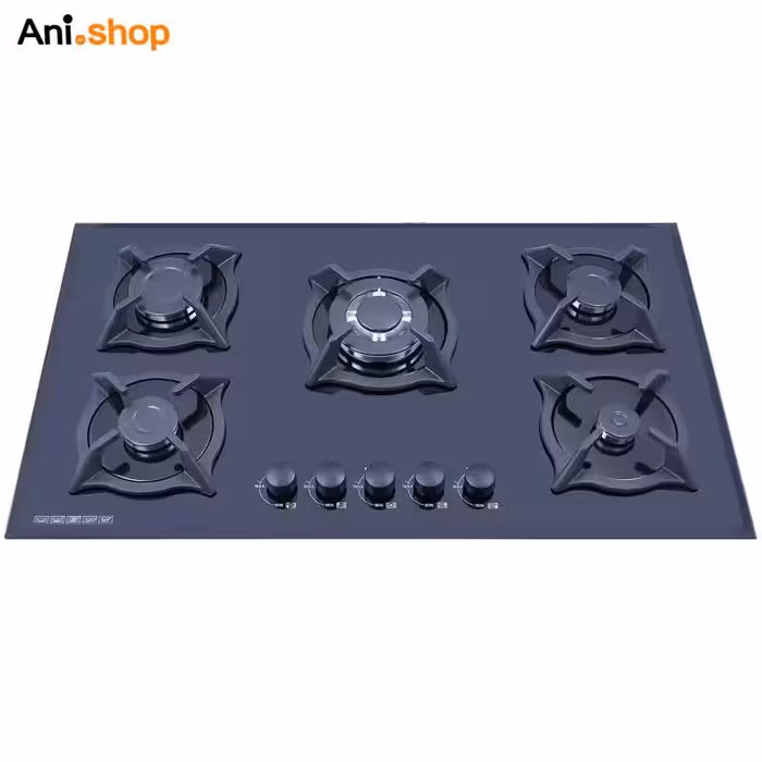 اجاق گاز صفحه ای شیشه ای دو شعله مدل توکار