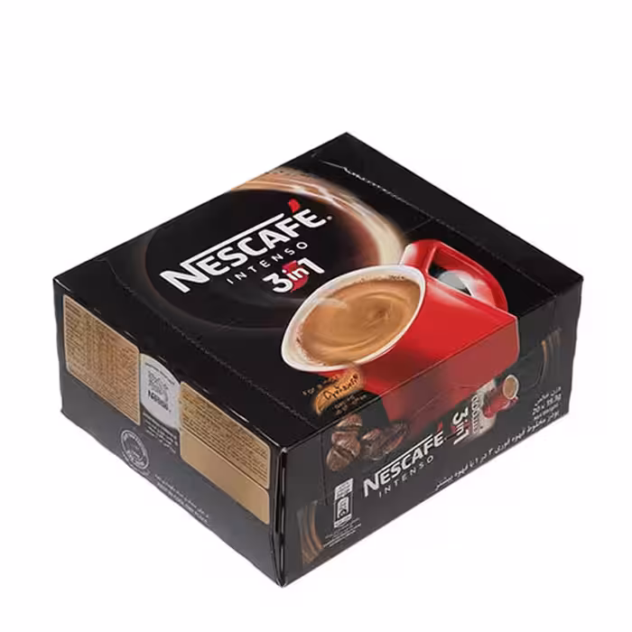 قهوه فوری 3 در 1 اینتنسو نسکافه بسته 20 عددی