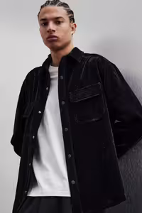 کت مردانه پیراهن مخملی مناسب است اورجینال H&M