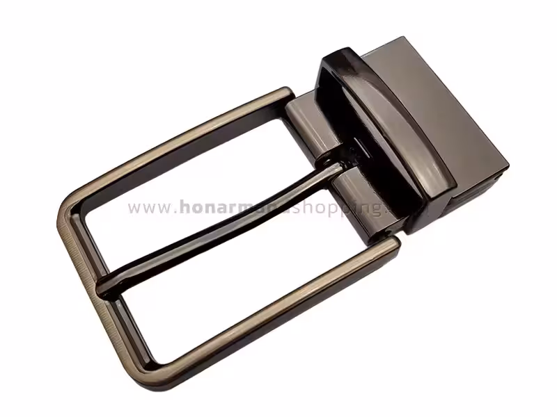 سگک کمربند زبانه دار چرخشی رنگ دودی سایز 3.5