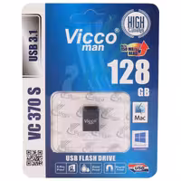 فلش 128 گیگ ویکومن ViccoMan VC370 S USB3.1