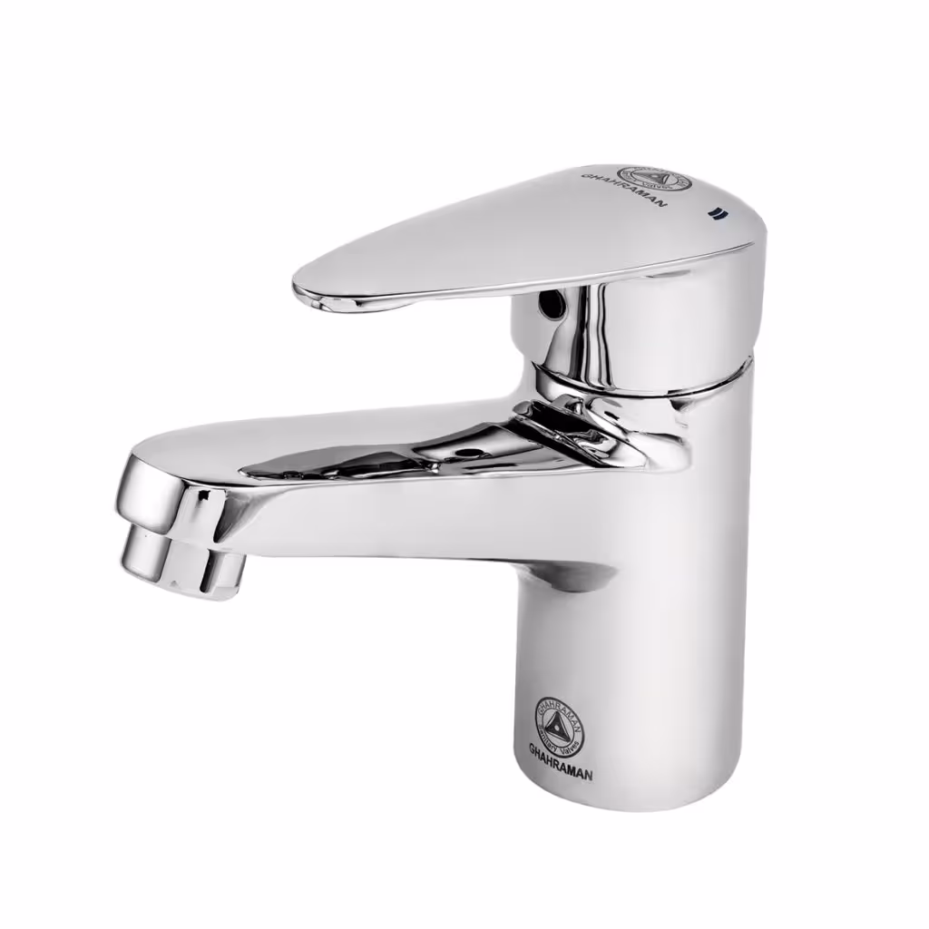 شیر روشویی قهرمان مدل سوییسی کروم