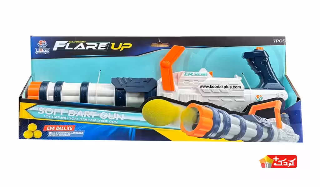 تفنگ توپ پرتابی اسباب بازی (طرح جدید) مدل 55-648