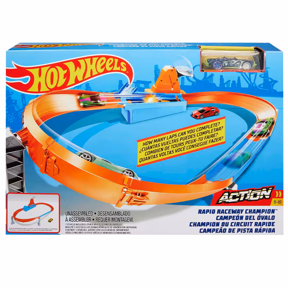 پیست هات ویلز مدل Rapid Raceway Champion