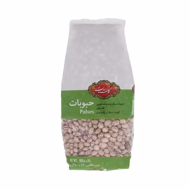 لوبیا چیتی گلستان 900 گرمی