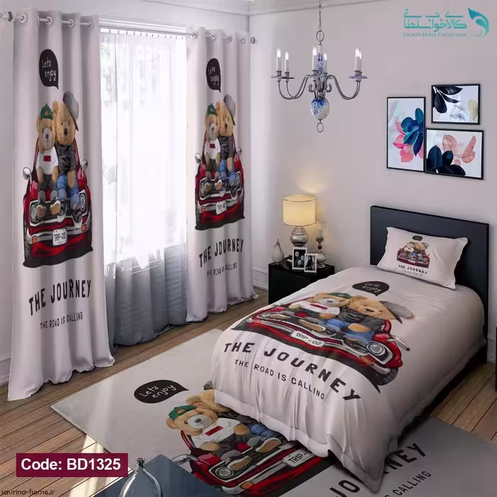 روتختی طرح دوتا تدی یکنفره کد BD1325