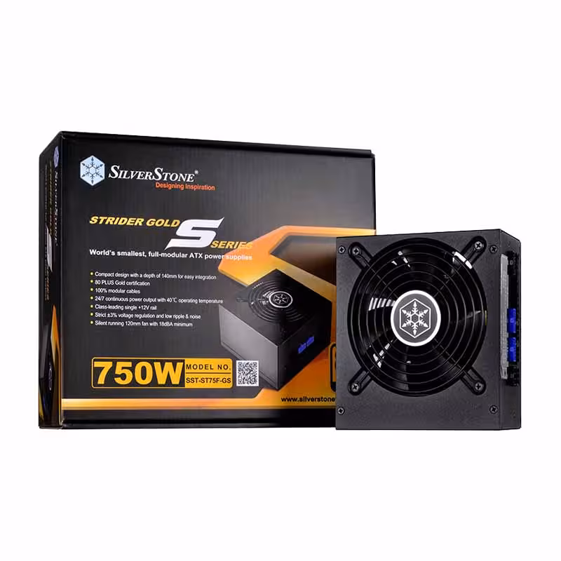 منبع تغذیه سیلوراستون مدل SST-ST75F-GS