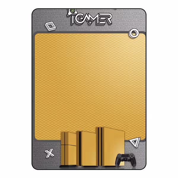 PlayStation 4 Pro Skin – Carbon GOLD