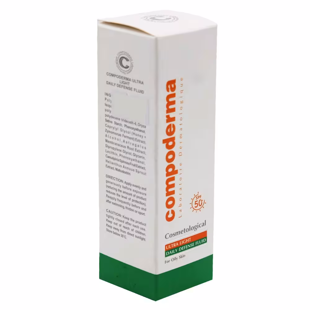 کرم ضد آفتاب SPF50 پوست چرب کمپودرما 40 میلی لیتر