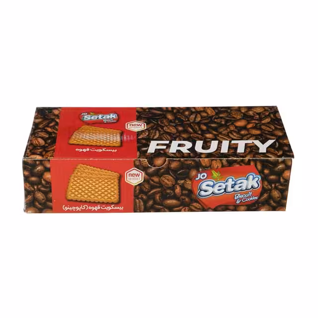 بیسکویت فروتی با طعم قهوه ستاک 550 گرمی