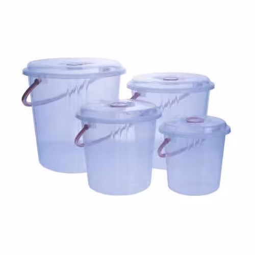 سطل شفاف دسته دار ماهان ادنا 2004