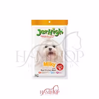 تشویقی سگ جرهای با طعم مرغ و شیر وزن 70 گرم Jerhigh Milky Flavor