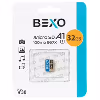 کارت حافظهBEXO 667X microSDHC UHS-I U1 Class10-100MB s-32GB(گارانتی داده پردازی آواتک)-کد947