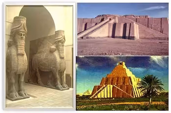 پاورپوینت بناهای بین النهرین در معماری (6 بنای مهم)