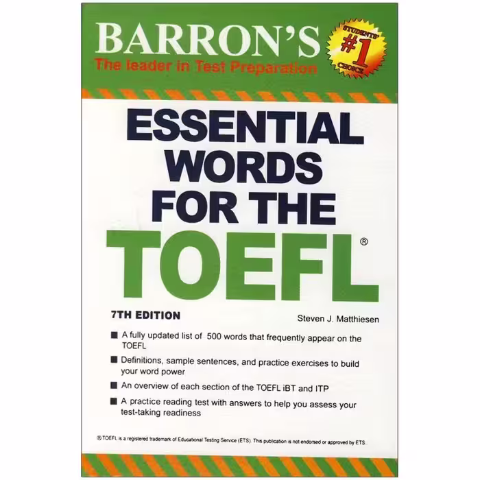 Essential Words for the TOEFL 7th اسنشال ورد فر تافل