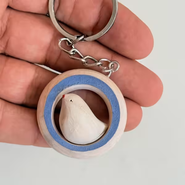 سرکلیدی جوجه داخل حلقه طرح یازده