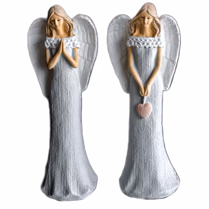 مجسمه فرشته های مهربان xs1254  مجموعه 2عددی