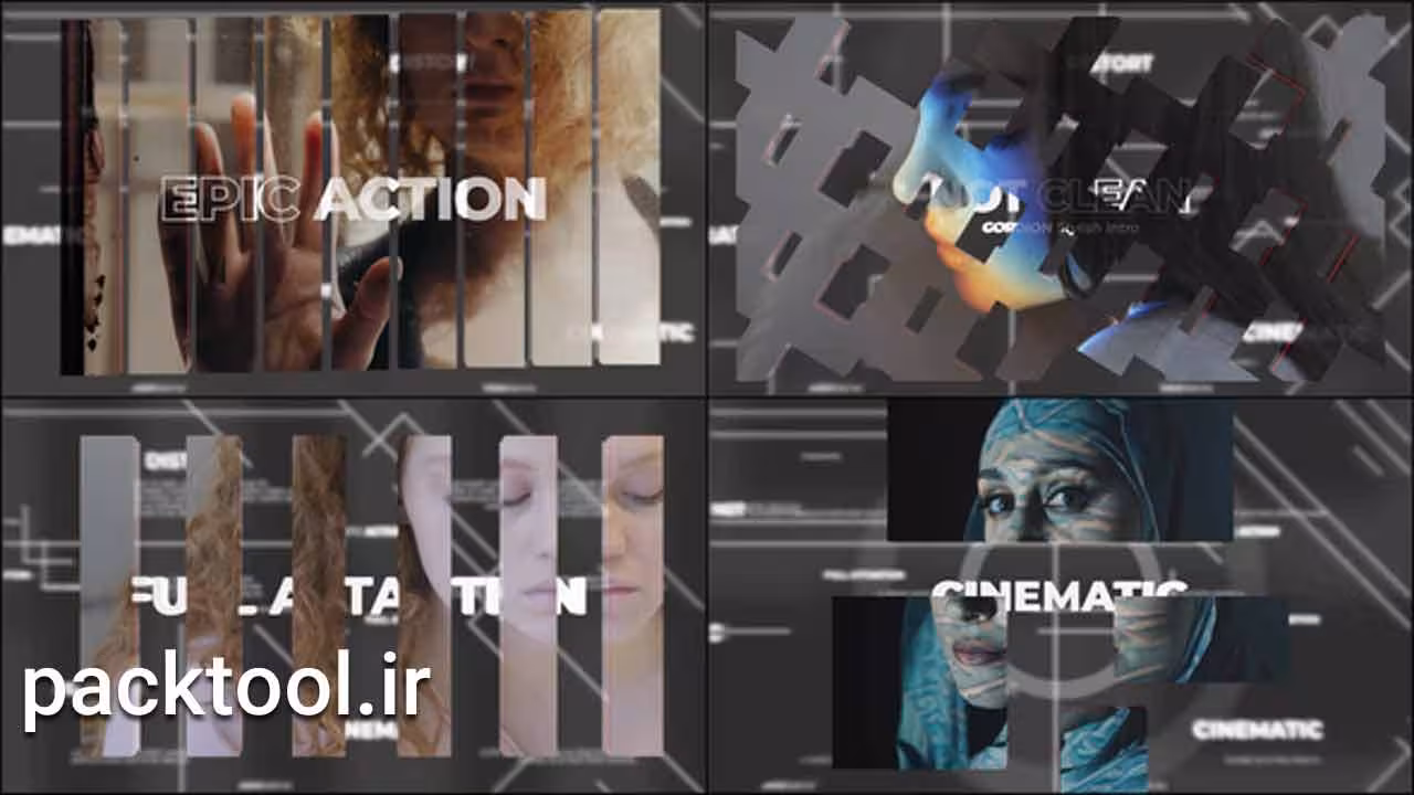 دانلود پروژه آماده پریمیر افتتاحیه سینمایی Cinematic Opener - پک تول