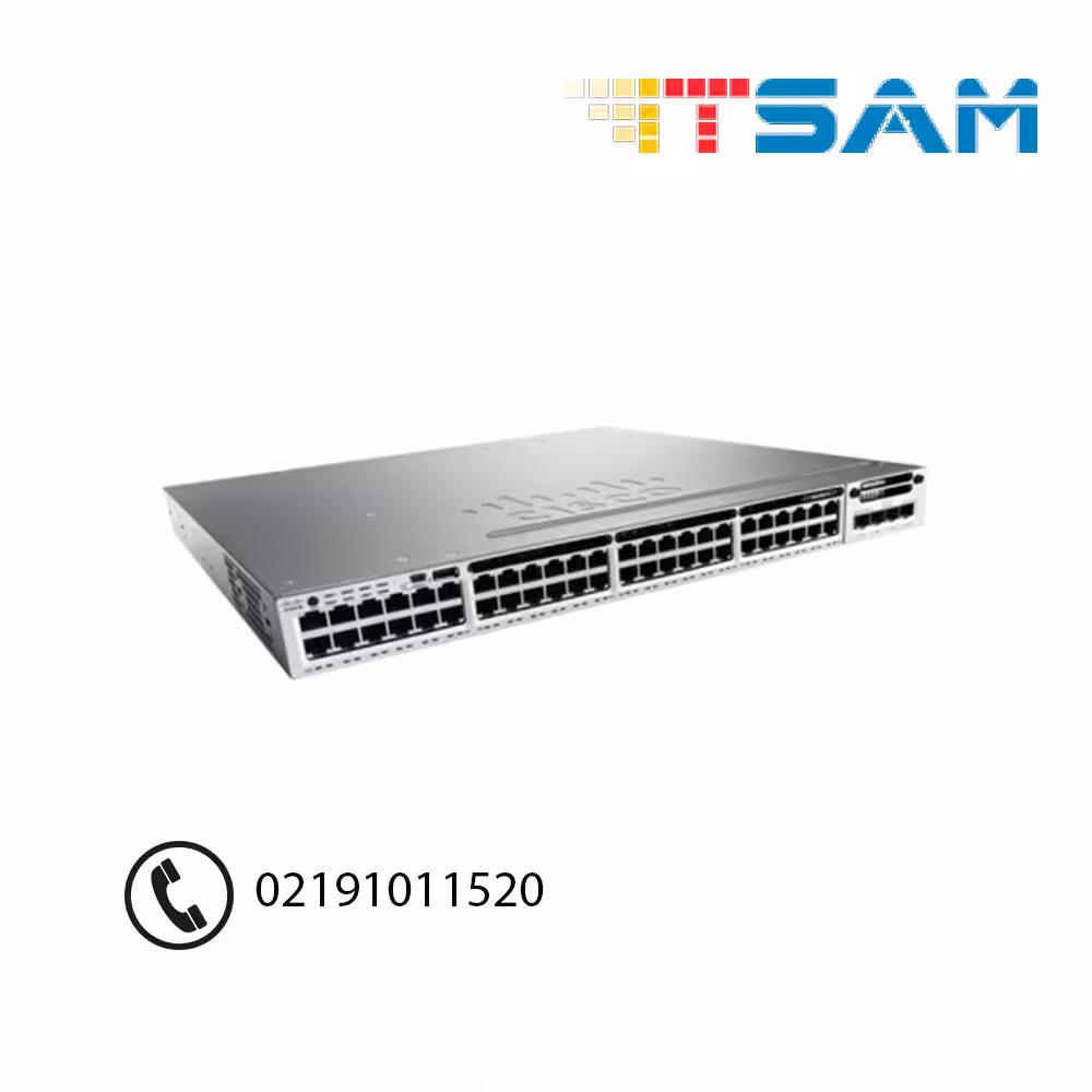 سوئیچ 48 پورت سیسکو مدل WS-C3850-48T-E
