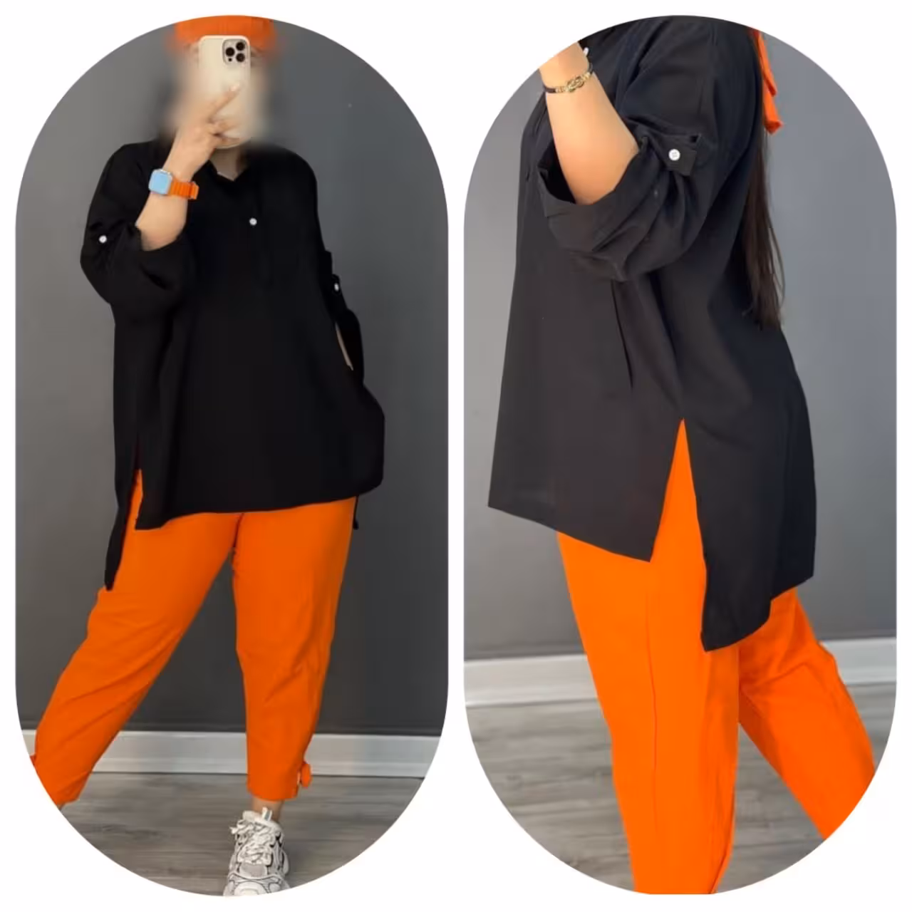 مانتویی دو دکمه مشکی a39k26533