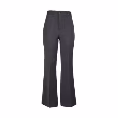 شلوار دم پا گشاد زنانه گاباردین رنگ ذغالی