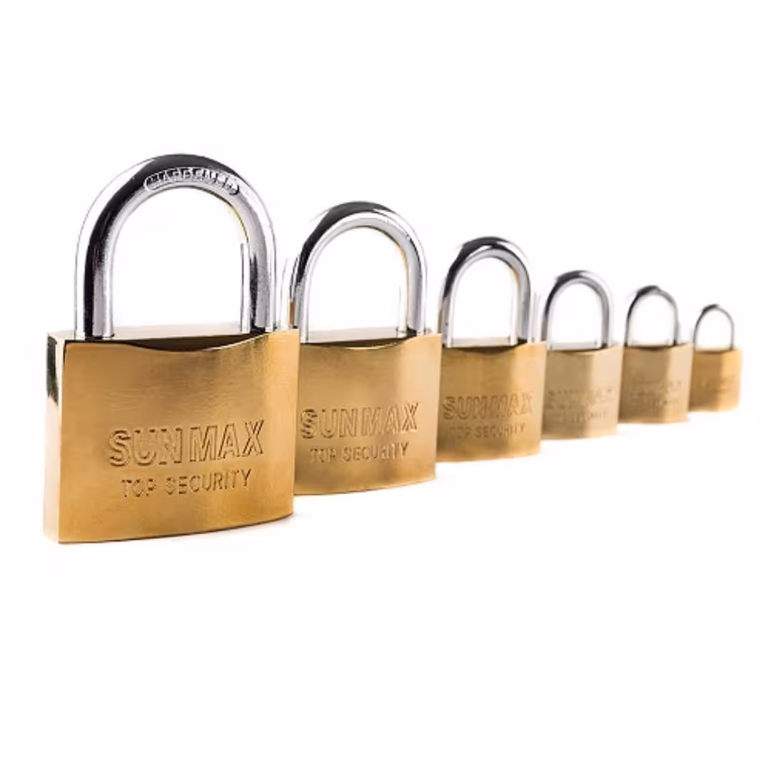 قفل آویز طلایی سایز 75 SUN MAX