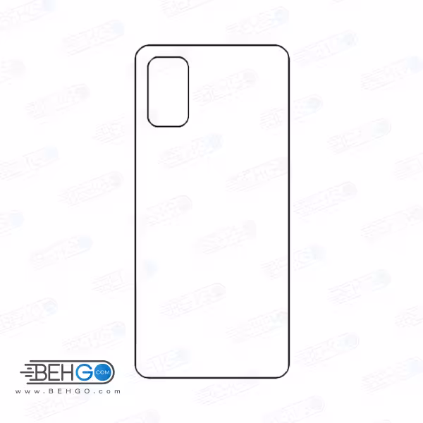 برچسب اصلی پشت سامسونگ A41 محافظ پشت رنگی و اکلیلی گوشی Samsung Galaxy A41 Back Protector