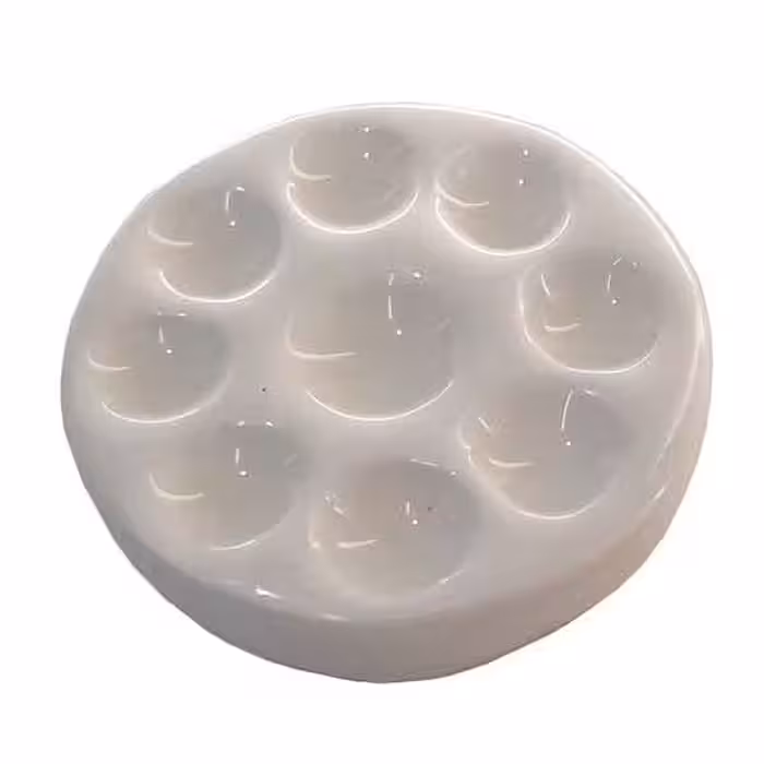 پالت سرامیکی طرح نقلی 9 خانه (دایره ای کوچک)