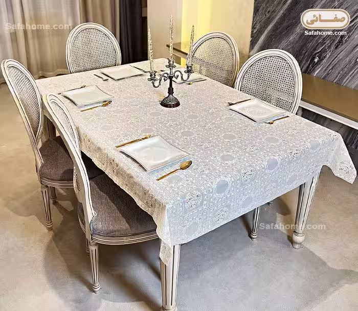 سفره متری رویال طرح گیپور رز