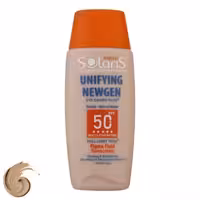 فلوئید ضد آفتاب رنگی آردن سولاریس  SPF50 مدل Unifying Newgen مناسب انواع پوست، حجم 75 میلی‌لیتر