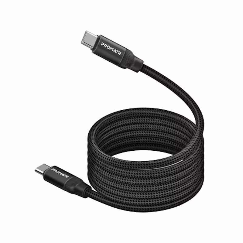 کابل USB-C پرومیت مدل Springy طول 120 سانتی‌متر