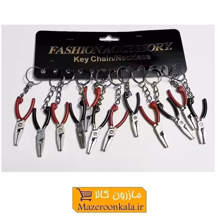 جاکلیدی ابزار انبردست فلزی ایرانی روکش دار فروش تک و جینی HSK-089