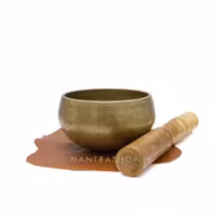 کاسه تبتی چکش کاری شده رنگ برنزی – قطر دهانه 9 سانتی متر