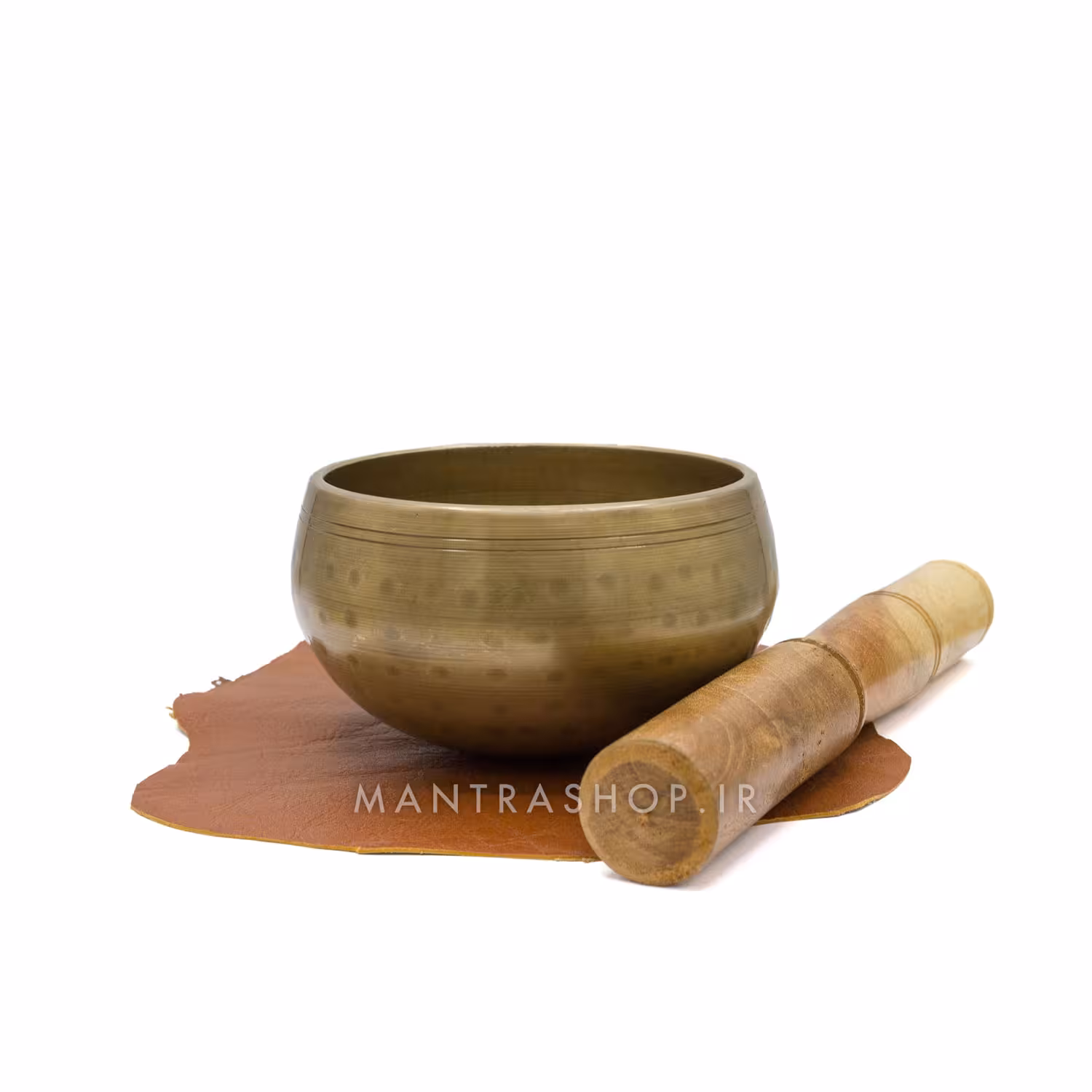 کاسه تبتی چکش کاری شده رنگ برنزی – قطر دهانه 9 سانتی متر