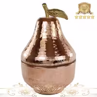قندان مسی طرح گلابی