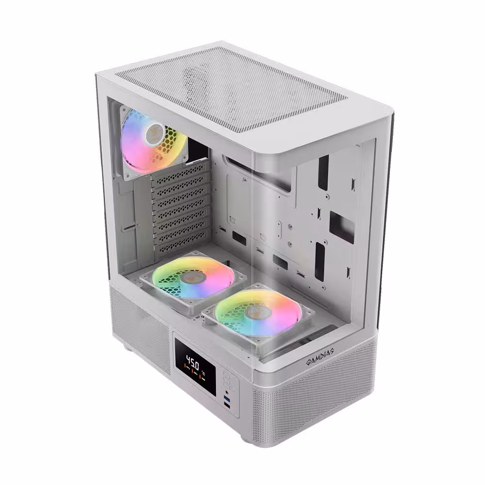 کیس گیمدیاس GAMDIAS ATLAS E2 CG WH